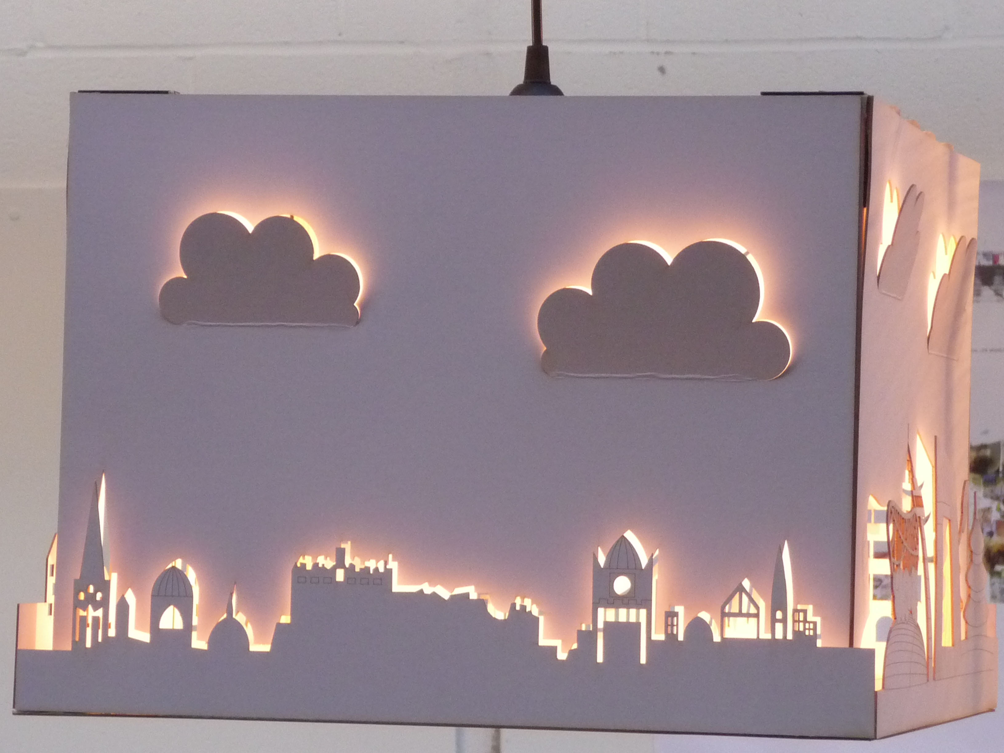 Shadow Lamps That We Made Using Our Diy Laser Cutter